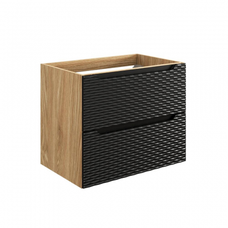 Produse - Dulap baie 57 x 70 x 46 cm, Ocean Black, 2 sertare, 82-70-2S COMAD