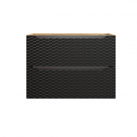 Dulap baie 80 cm, 57 x 80 x 46 cm, Ocean Black, 2 sertare, 82-80-2S COMAD [1]