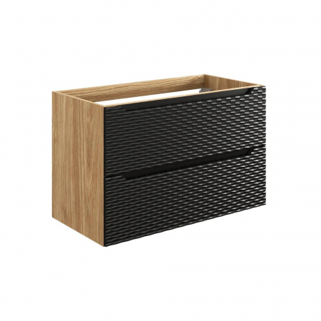 Produse - 2 x Dulap baie 57 x 90 x 46 cm, Ocean Black, 2 sertare, 82-90-2S, COMAD