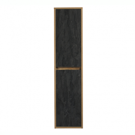 Dulap baie inalt suspendat 170 cm, Hampton Concrete, MDF beton/stejar COMAD [2]
