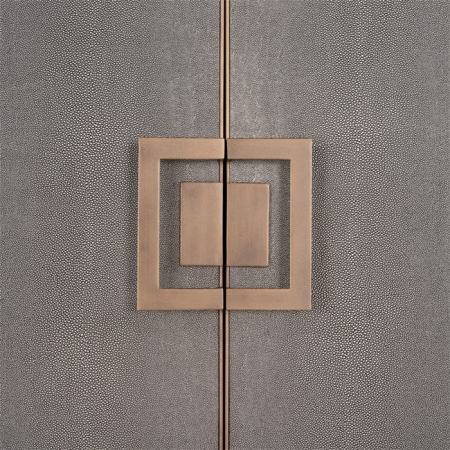 Dulap bar premium 2 usi Damo, 97x182 cm, din furnir stejar, PU si metal, 7520 - Richmond Interiors [6]