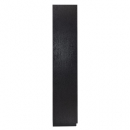 Dulap biblioteca premium negru Kelda 100x220 cm, furnir stejar, 6502 BLACK - Richmond Interiors [5]