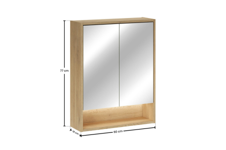 Dulap cu oglindă 60 cm 2 uși Viola Cremona CREMONA UN 84-60-2D COMAD [4]
