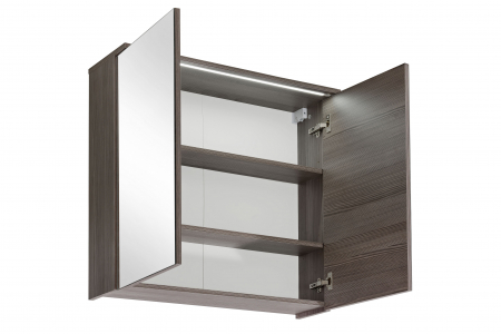 Dulap cu oglinda baie 80 cm COSMO 2, 75 x 80 x 25 cm [1]