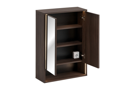 Dulap cu Oglindă Dorothy Ristretto 60 cm, 2 Uși, Stejar Ristretto - COMAD [2]