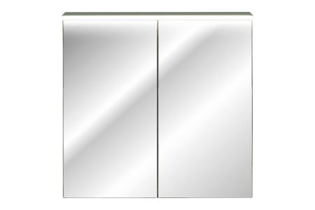 Dulap cu oglindă pentru baie Sombra Green, lățime 80 cm, PAL Melaminat, Iluminare LED, 2 Uși, Închidere Silențioasă - COMAD, cod GREEN UN 84-80-2D [1]
