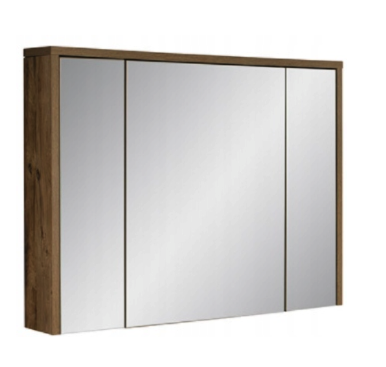 Produse - Dulap baie suspendat cu oglinda 100x75 cm Hampton Concrete COMAD