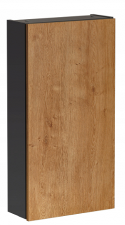Produse - DULAP SUSPENDAT BAIE 40X75 CM MONAKO GREY OAK, GRI CU STEJAR COMAD
