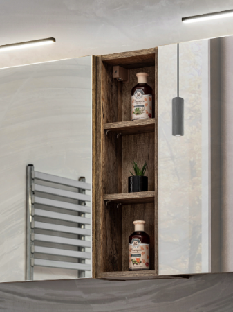 Dulap baie suspendat 20x65 cm Santa Fe Oak COMAD [1]