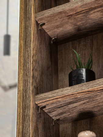 Dulap baie suspendat 20x65 cm Santa Fe Oak COMAD [3]