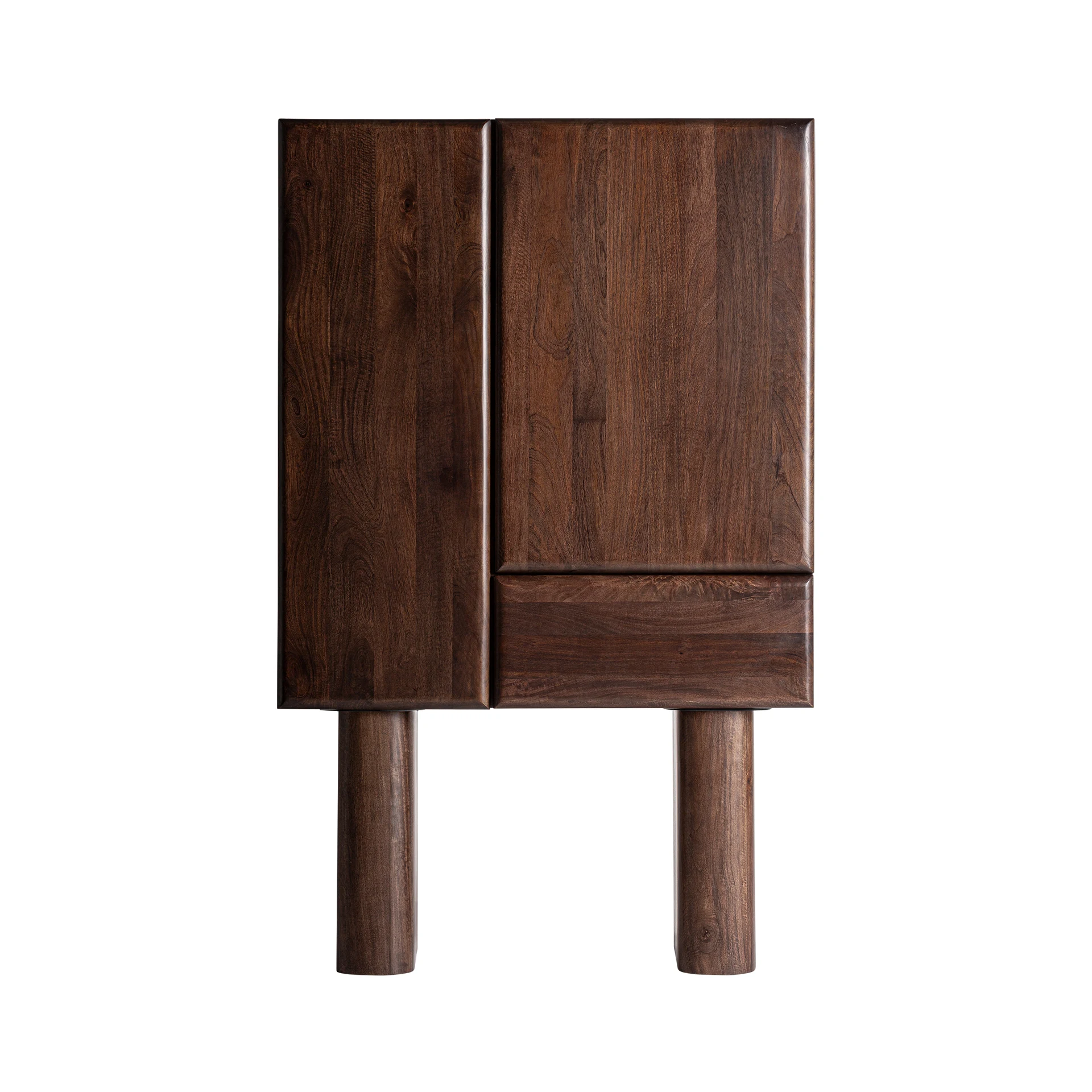 Dulap din Lemn de Mango si Otel, 100x45x160 cm - VicalHome 34791 [2]