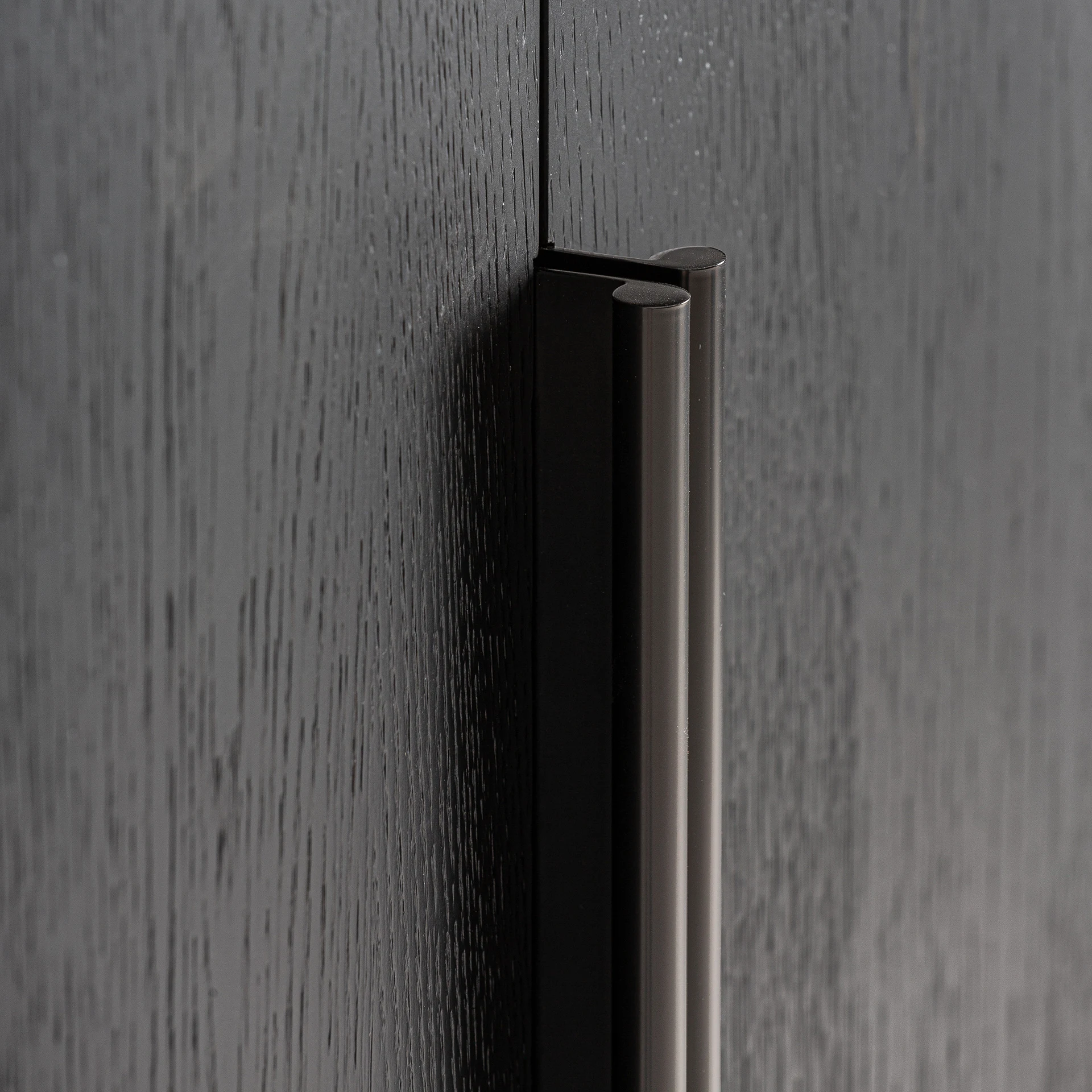 Dulap din Lemn de Stejar, Negru, 140x45x148 cm, Stil Art Deco - VicalHome 36853 [19]