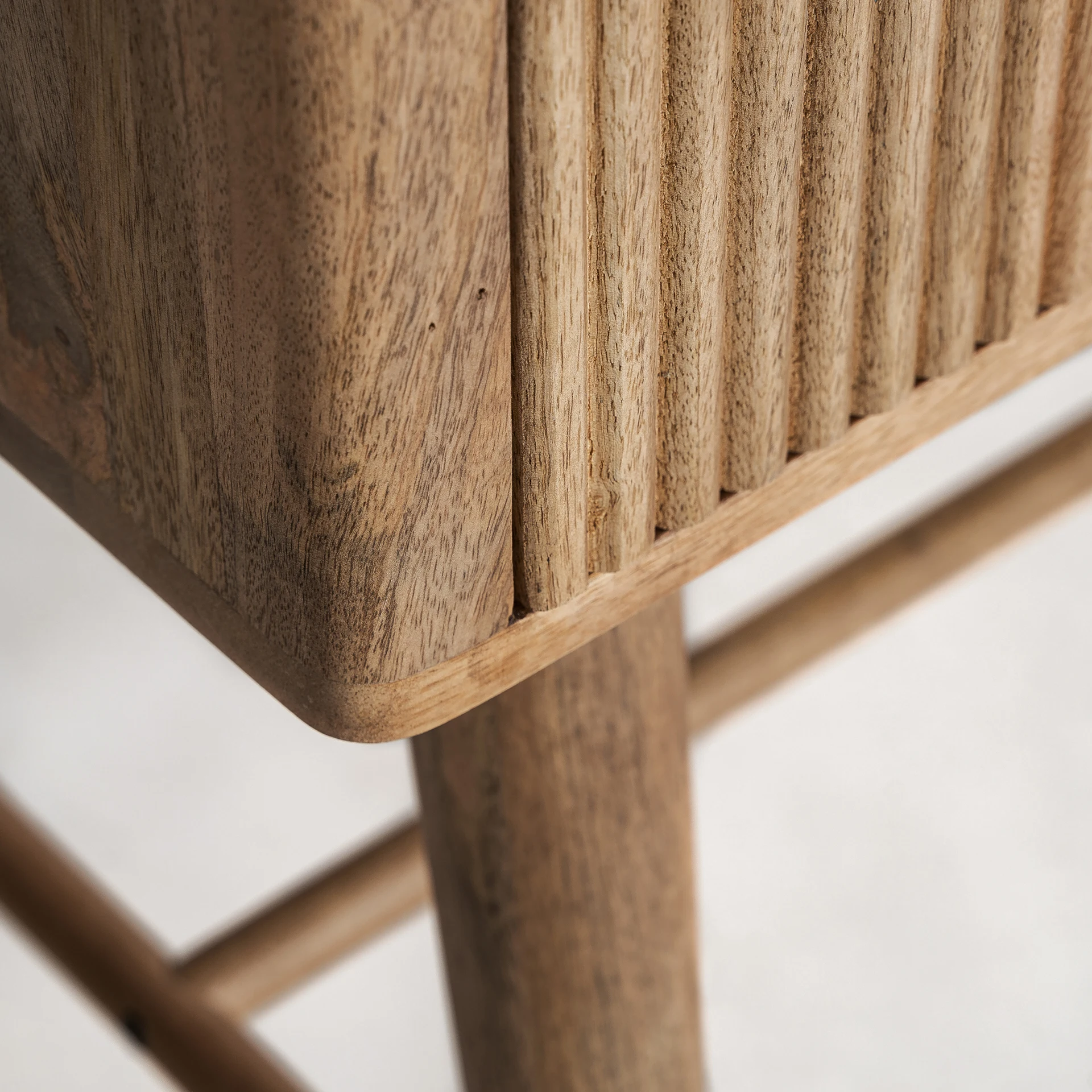 Dulap din Lemn Mdf si Lemn de Mango, Maro, 100x45x152 cm - VicalHome 34848 [38]