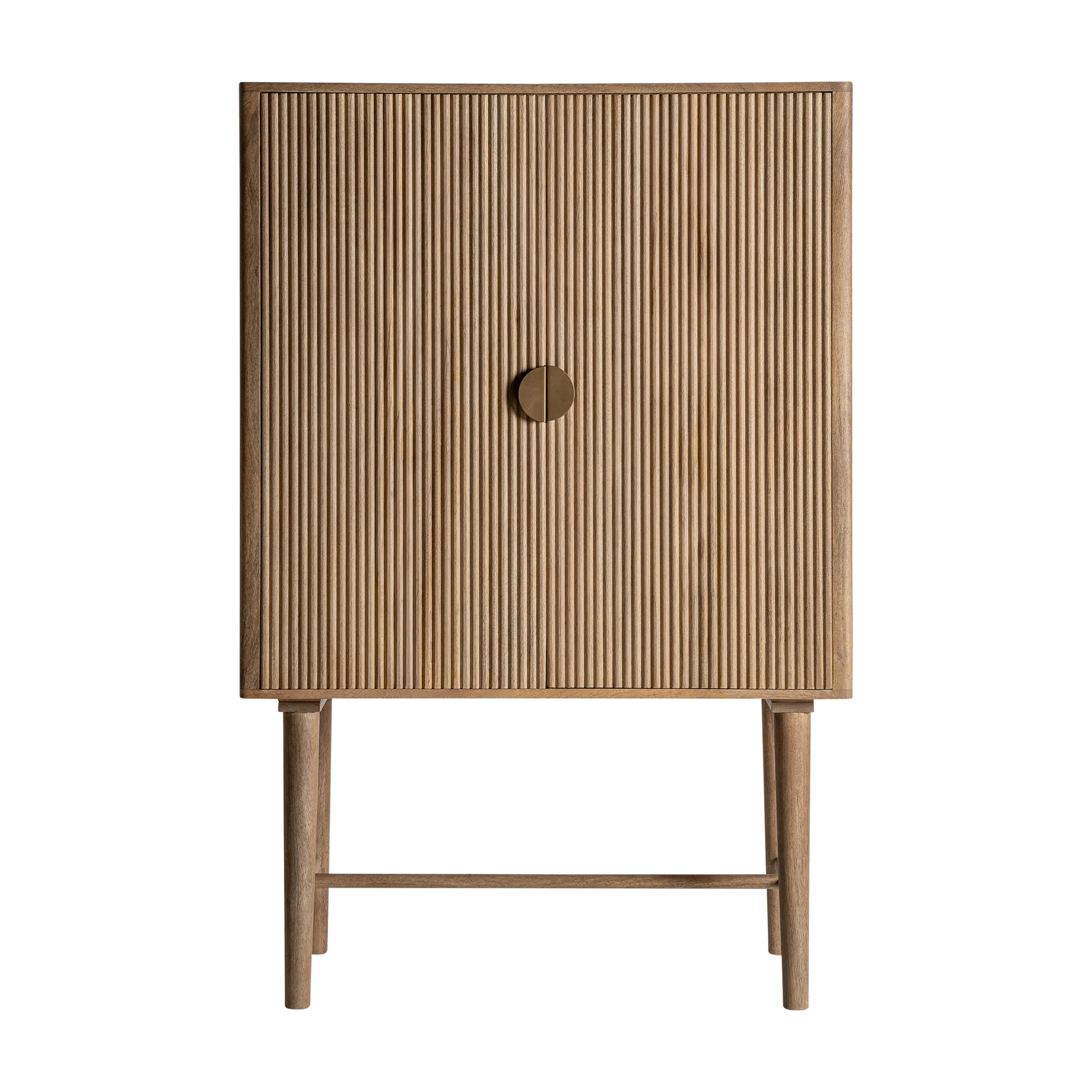 Dulap din Lemn Mdf si Lemn de Mango, Maro, 100x45x152 cm - VicalHome 34848 [5]