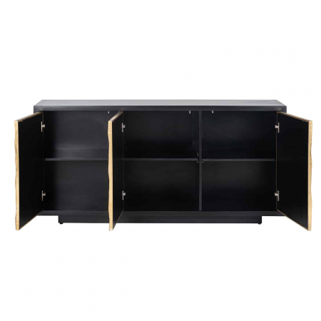 Dulap Esher cu 3 uși (negru), 7584 - Richmond Interiors [4]