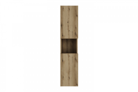 Dulap inalt baie 2 usi 140 x 30 x 25 cm stejar Nova Comad [1]
