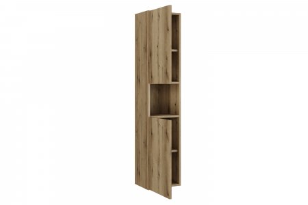 Dulap inalt baie 2 usi 140 x 30 x 25 cm stejar Nova Comad [2]