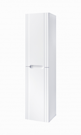 Dulap inalt baie suspendat 166x40 cm, MDF alb, Fiji White Comad [2]