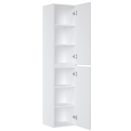 DULAP INALT SUSPENDAT BAIE 160X35 CM, FINISAJ ICONIC WHITE, MDF RIFLAT, COMAD [1]