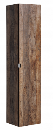 Produse - Dulap inalt de baie suspendat 160x35 cm, stejar vintage Santa Fe Oak COMAD