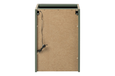 Dulap inferior pentru baie Sombra Green, lățime 40 cm, Sticlă Riflată, Iluminare LED, 1 Ușă, Închidere Silențioasă - COMAD, cod SOMBRA GREEN 81-40-1DG [3]