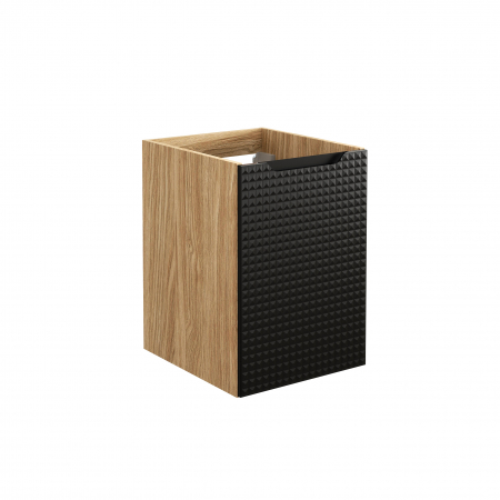 Produse - Dulap baie lateral 40 cm, 1 usa, LUXOR BLACK, 81-40-1D, COMAD