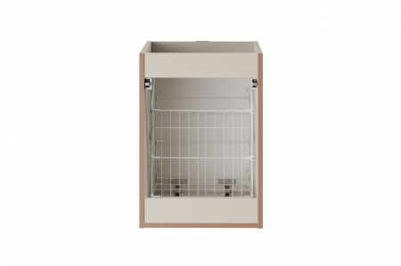Dulap lateral baie 40 cm, cu cos de rufe, BELLA, finisaj CASHMERE, cod 81-40-1DK COMAD [3]