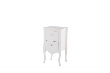 Produse - Dulap lateral baie 45 cm, 2 sertare, alb, Elisabeth COMAD