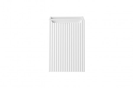 Dulap lateral baie 40 cm, finisaj NOVA WHITE, cu cos de rufe, cod 81-40-1DK, COMAD [1]