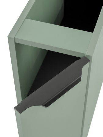 Dulap lateral pentru baie Sombra Green, lățime 20 cm, PAL Melaminat Verde Stuf, 1 Ușă, Suspendat, Închidere Silențioasă - COMAD, cod SOMBRA GREEN 81-20-1D [6]