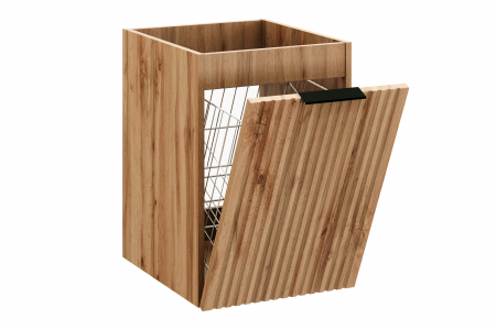 Dulap sub blat baie 40cm Stejar Wotan, cu cos pentru rufe, Adel Oak COMAD [2]