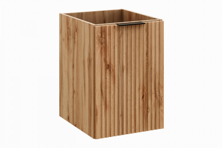 Dulapuri pentru baie - Dulap sub blat baie 40cm Stejar Wotan, cu cos pentru rufe, Adel Oak COMAD