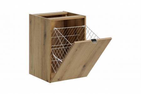 Dulap sub blat baie 40 cm, Nova Oak, Stejar Coast Evoke, cu cos pentru rufe COMAD [2]
