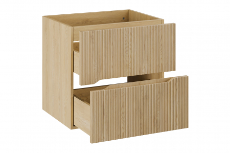 Dulap baie sub lavoar 60cm Nordic Cremona, Stejar Cremona cu 2 sertare COMAD [2]