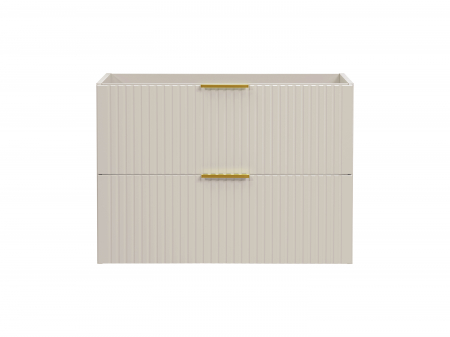 Dulap sub lavoar baie 80cm 2 sertare Adel Cashmere, cashmir mat COMAD [1]