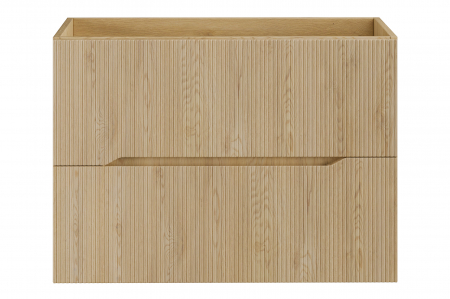 Dulap sub lavoar baie 80cm Nordic Cremona, Stejar Cremona cu 2 sertare COMAD [1]