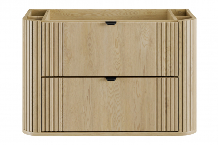 Dulap sub lavoar baie 80 cm, 2 sertare, Ovalia Cremona, Stejar Cremona COMAD [1]