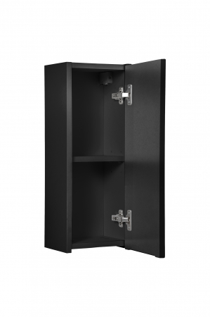 Dulap suspendat baie 20 cm, 1 usa, Nova Black, negru mat COMAD [2]