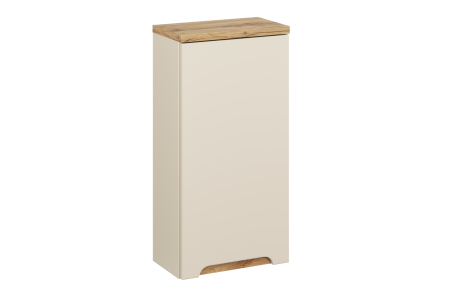 Dulapuri pentru baie - Dulap suspendat 35cm 1 ușă Bali Cashmere, Cashmir mat COMAD