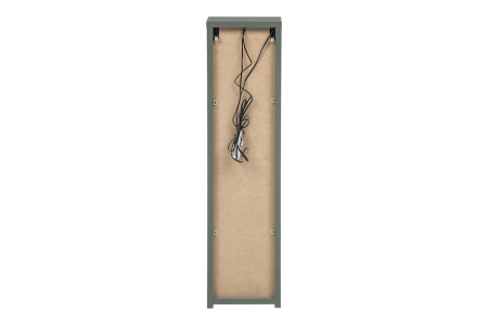 Dulap suspendat pentru baie Sombra Green, lățime 20 cm, PAL Melaminat Verde Stuf, Iluminare LED, 1 Ușă, Închidere Silențioasă - COMAD, cod SOMBRA GREEN 83-20-1D [3]