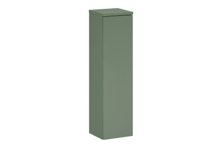 Mobilier Baie - Dulap suspendat pentru baie Sombra Green, lățime 20 cm, PAL Melaminat Verde Stuf, Iluminare LED, 1 Ușă, Închidere Silențioasă - COMAD, cod SOMBRA GREEN 83-20-1D
