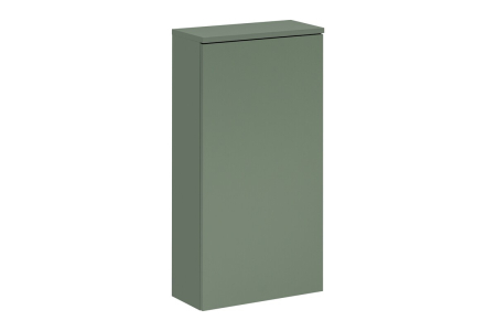 Mobilier Baie - Dulap suspendat pentru baie Sombra Green, lățime 40 cm, PAL Melaminat Verde Stuf, Iluminare LED, 1 Ușă, Închidere Silențioasă - COMAD, cod SOMBRA GREEN 83-40-1D