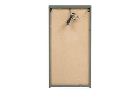 Dulap suspendat pentru baie Sombra Green, lățime 40 cm, PAL Melaminat Verde Stuf, Iluminare LED, 1 Ușă, Închidere Silențioasă - COMAD, cod SOMBRA GREEN 83-40-1D [3]