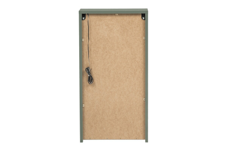 Dulap suspendat pentru baie Sombra Green, lățime 40 cm, Sticlă Riflată, Iluminare LED, 1 Ușă, Închidere Silențioasă - COMAD, cod SOMBRA GREEN 83-40-1DG [3]