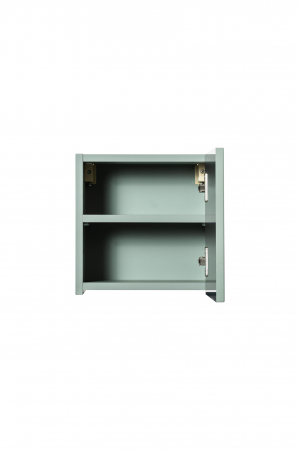 Dulap Suspendat baie 30 x 30 x 18.9 cm Qubik 1 usa finisaj Line Reed Green COMAD [4]