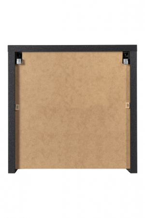 Dulap suspendat baie 30x30 cm negru mat, 1 usa, Qubik Nova Black COMAD [4]