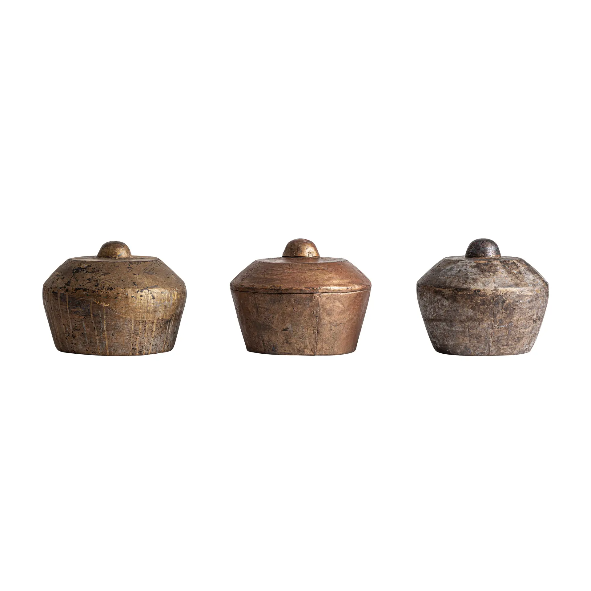 Figura Decorativa Kals 35x35x30 cm, Bronz Nuante Inchise - VicalHome VicalHome 38627 [1]