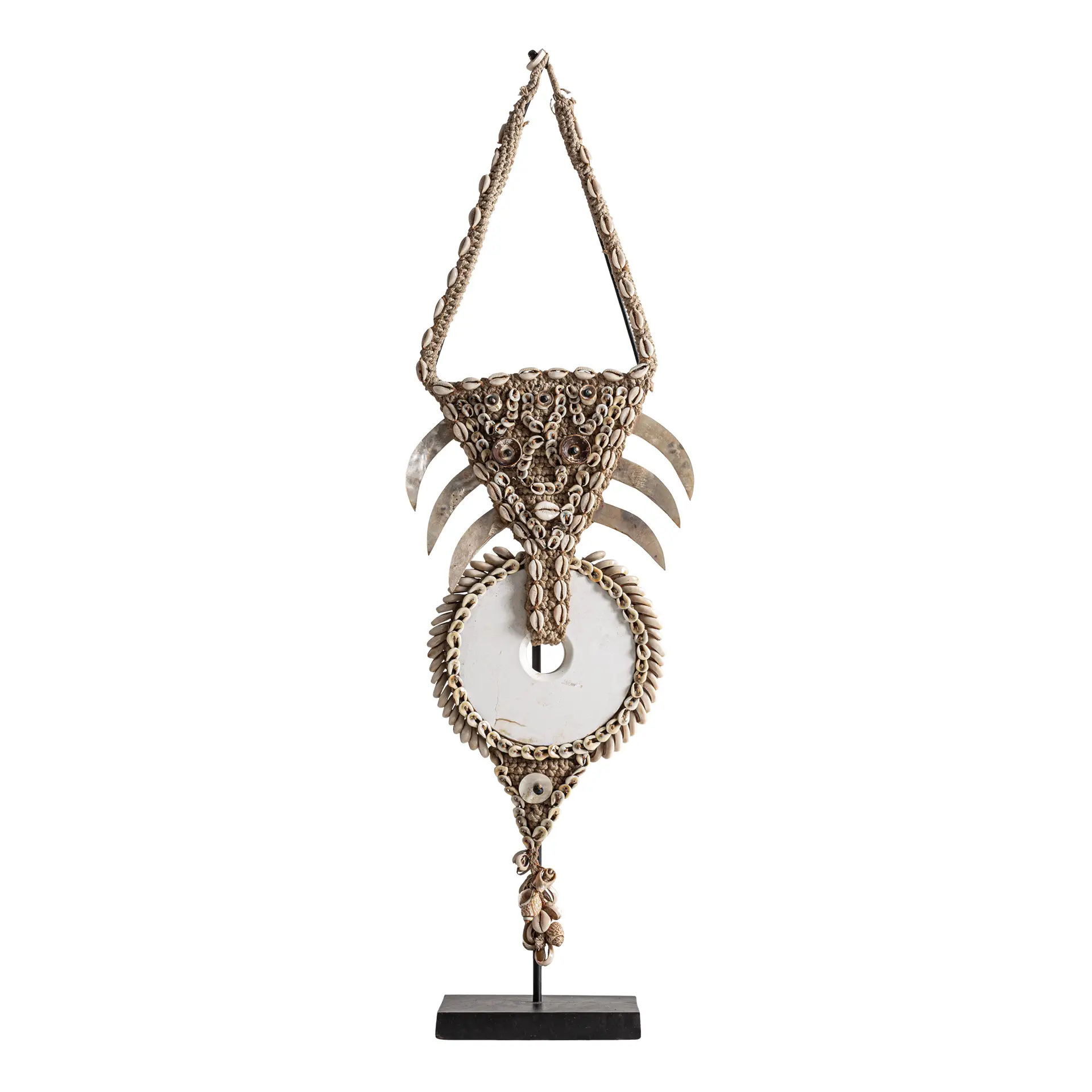 Sculpturi - Figurina Decorativa 26x12x87 cm, Cochilie și Fier Maro - VicalHome VicalHome 38623