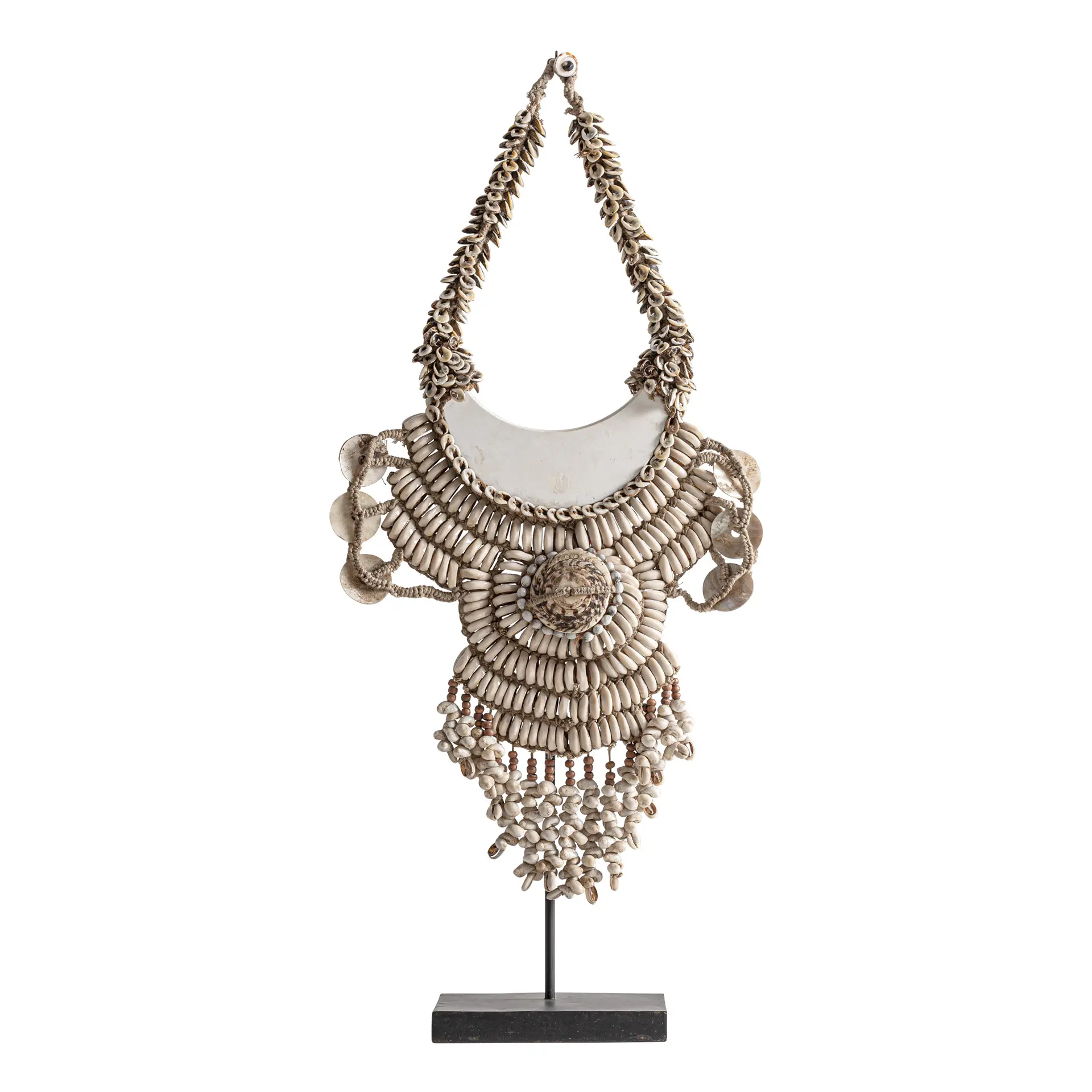 Sculpturi - Figurina Decorativa 33x12x74 cm, Cochilie și Fier Maro - VicalHome VicalHome 38625