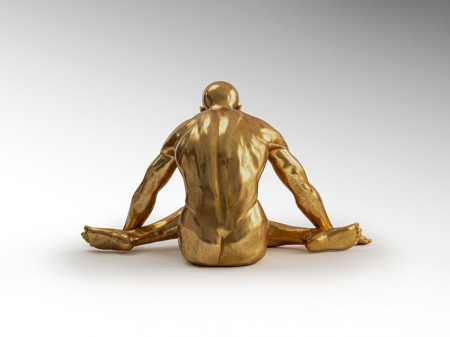 Figurina decorativa aurie Yoga 82x48 cm, 766920 - Schuller [2]